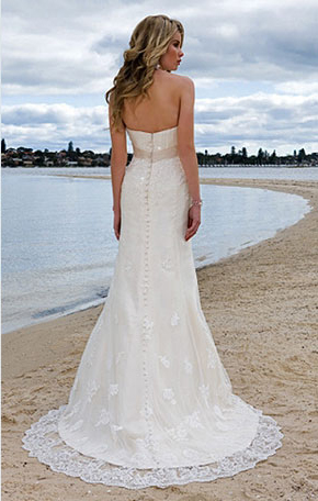Orifashion HandmadeHandmade Lace Beach Bridal Gown / Wedding Dre